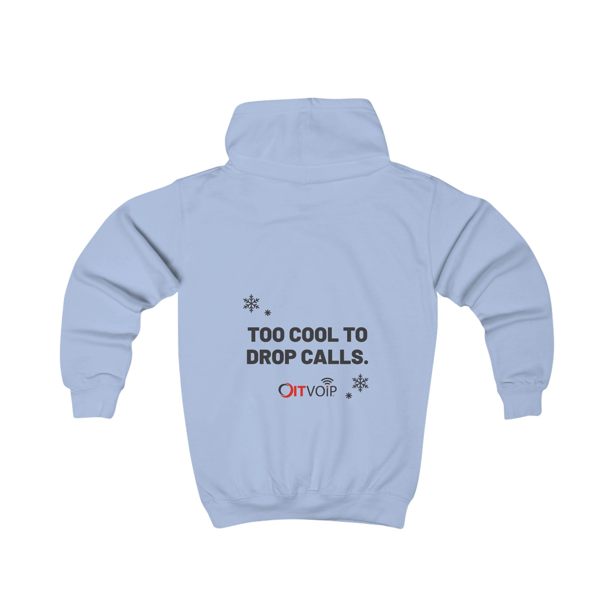 Too Cool to Drop Calls — Cloudie Kids Holiday Hoodie