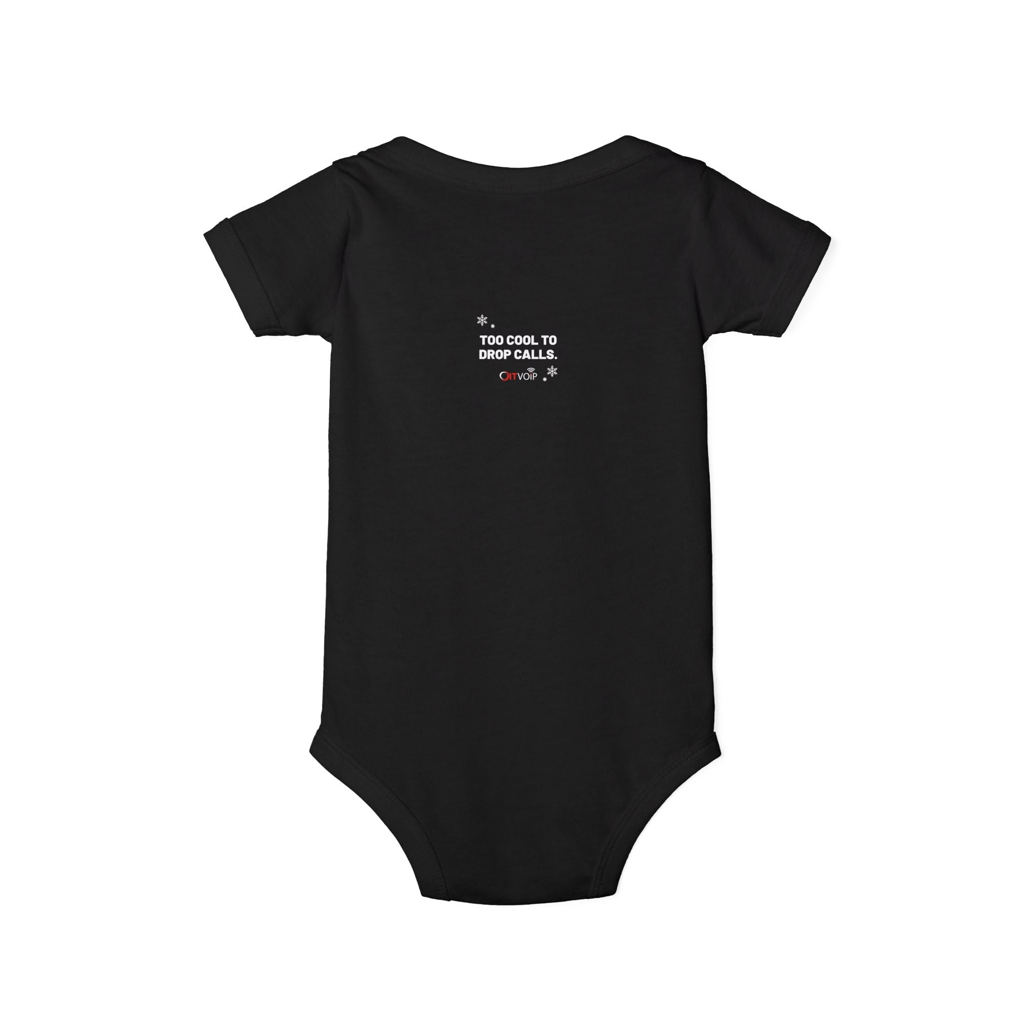 Too Cool to Drop Calls — Cloudie Infant Holiday One-Piece