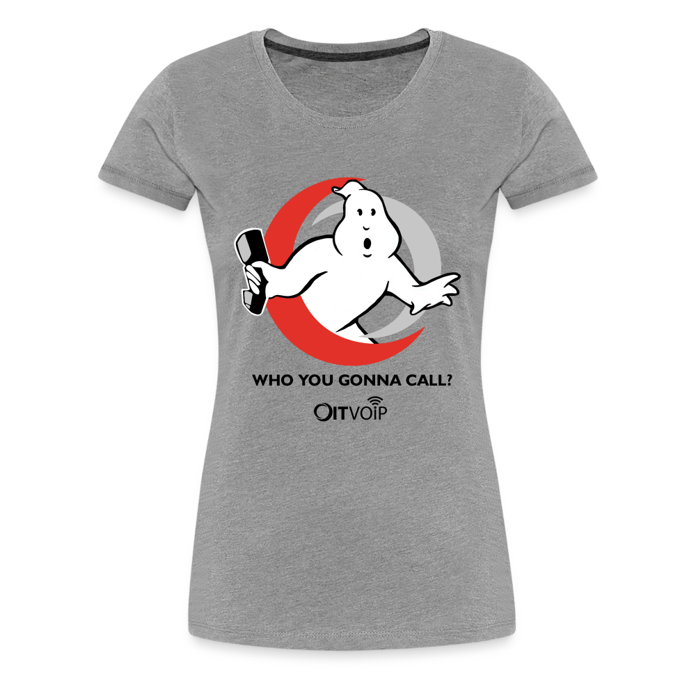 Voipbusters Women's Tee - White - heather gray