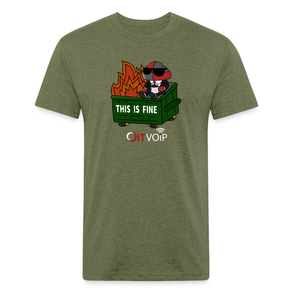 Dumpster Fire Tee - Men's - heather military green