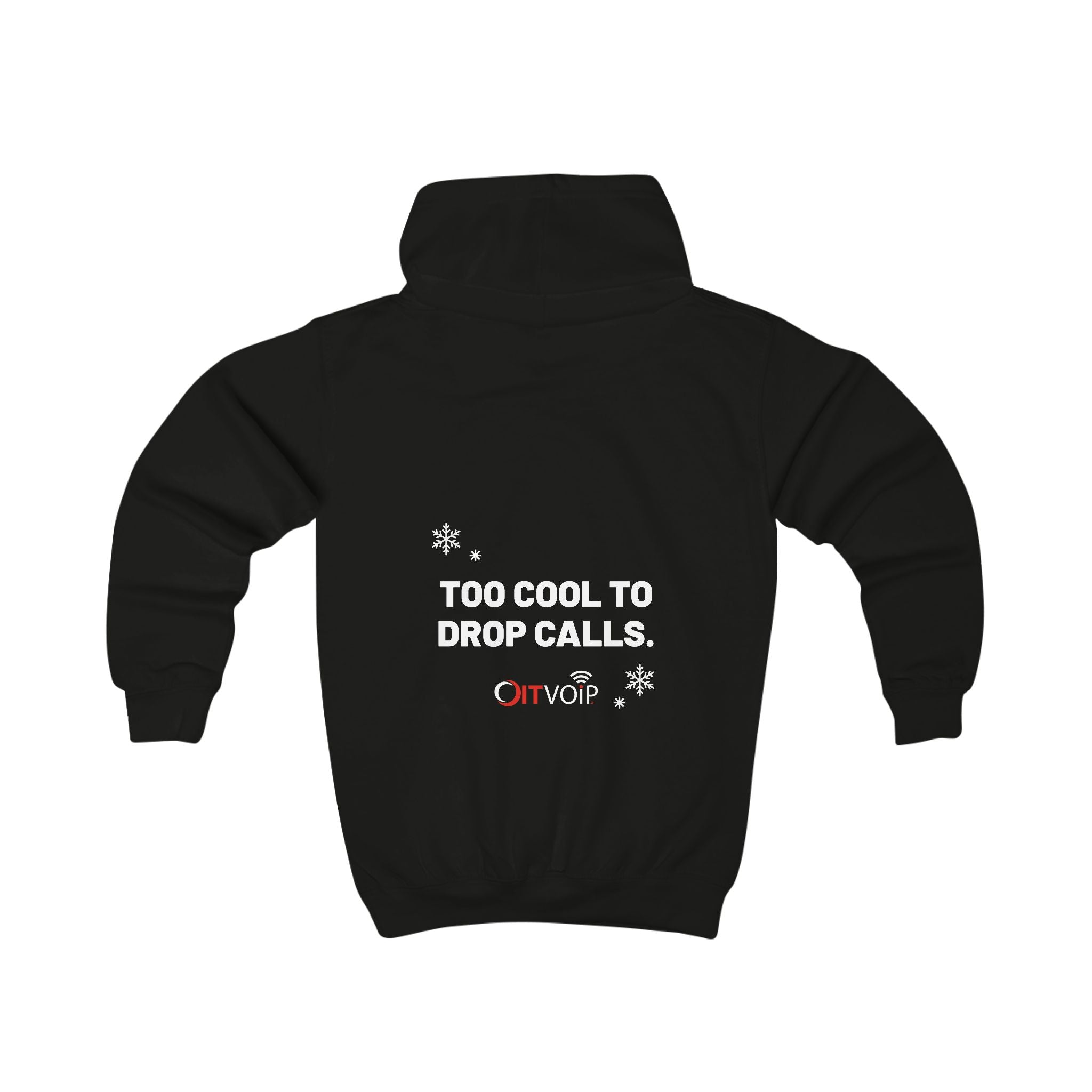 Too Cool to Drop Calls — Cloudie Kids Holiday Hoodie