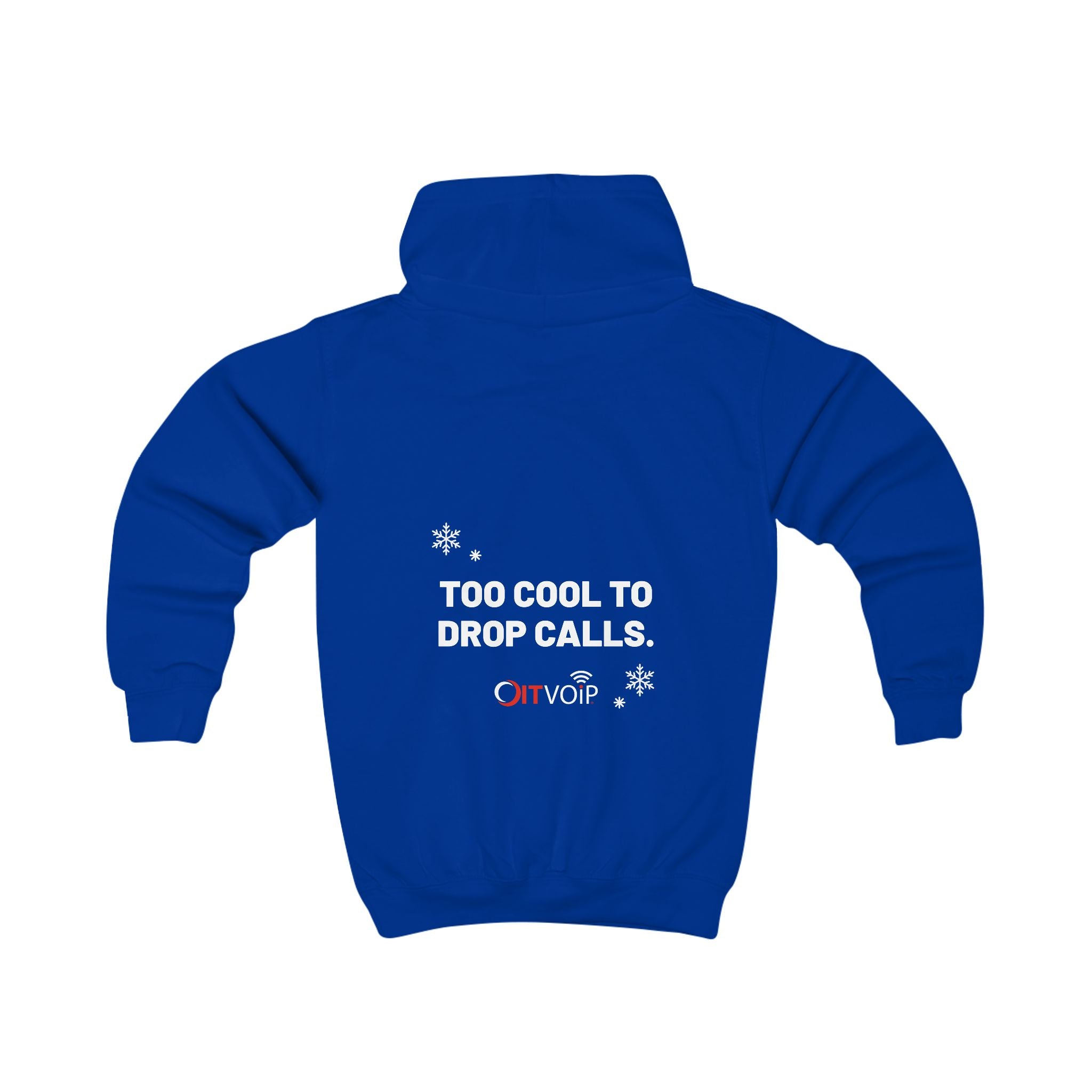 Too Cool to Drop Calls — Cloudie Kids Holiday Hoodie