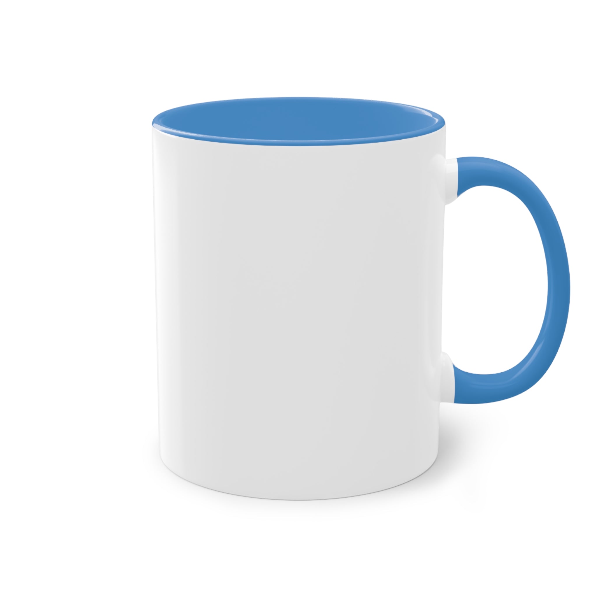 Holiday Edition Two-Tone Mug: Too Cool to Drop Calls