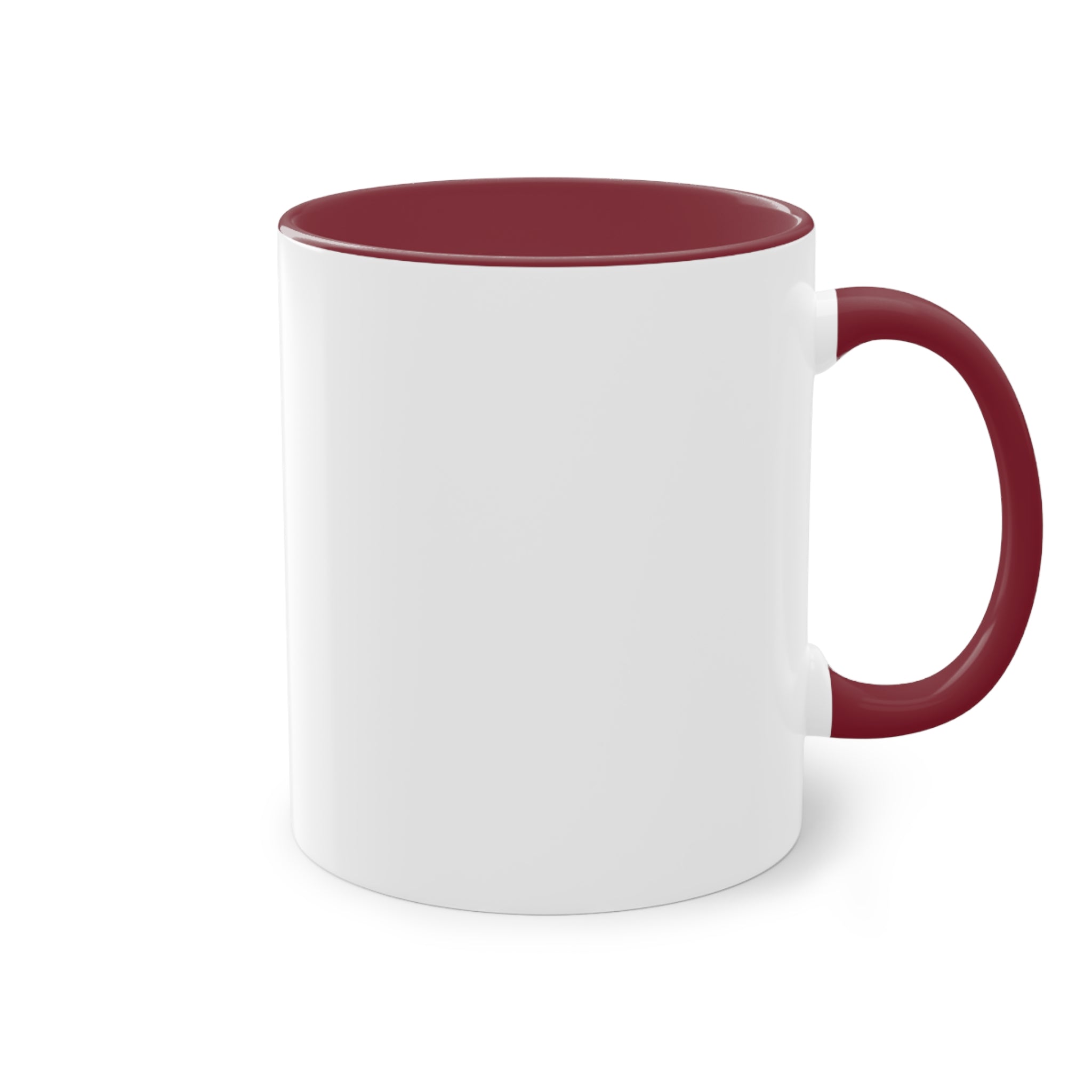 Holiday Edition Two-Tone Mug: Too Cool to Drop Calls