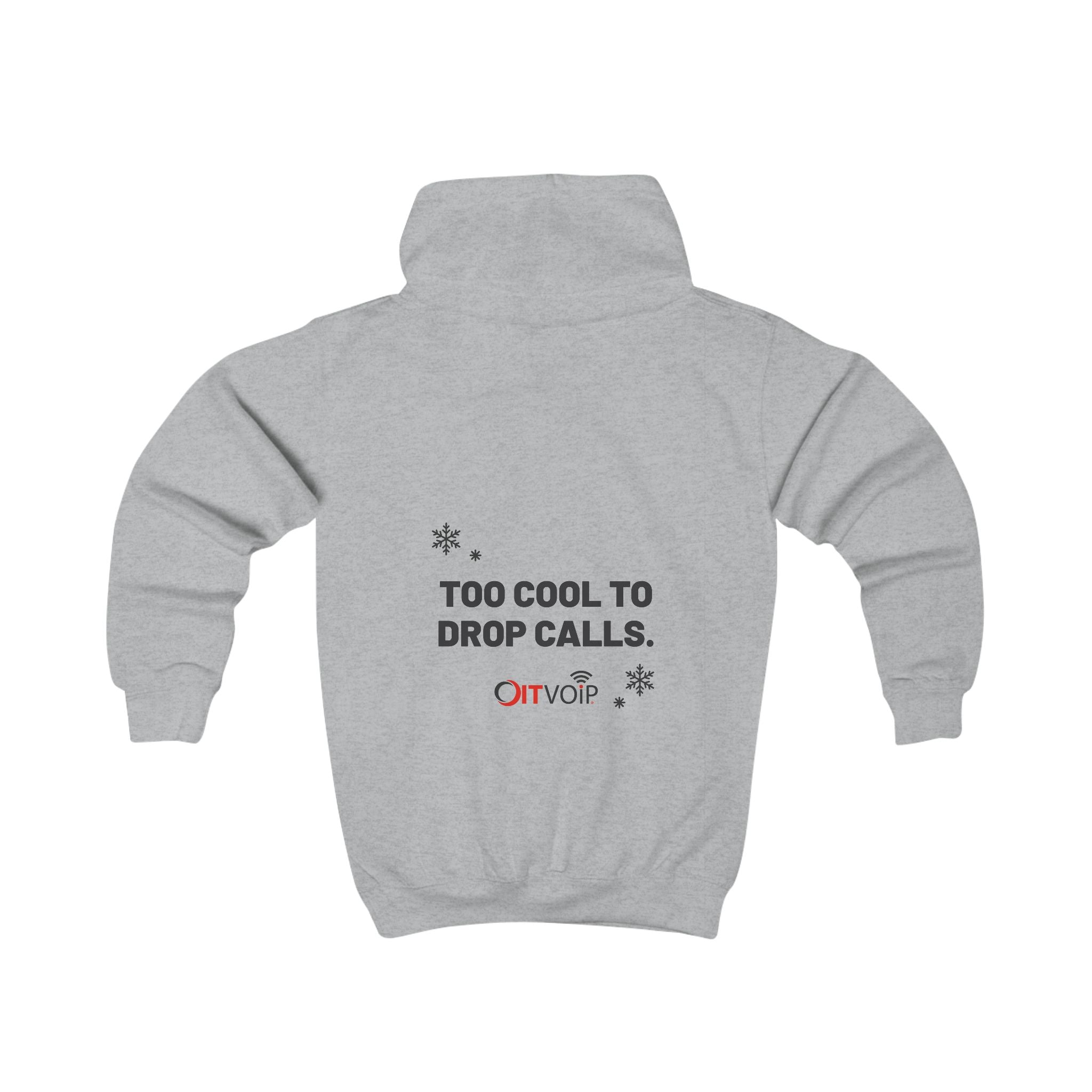 Too Cool to Drop Calls — Cloudie Kids Holiday Hoodie