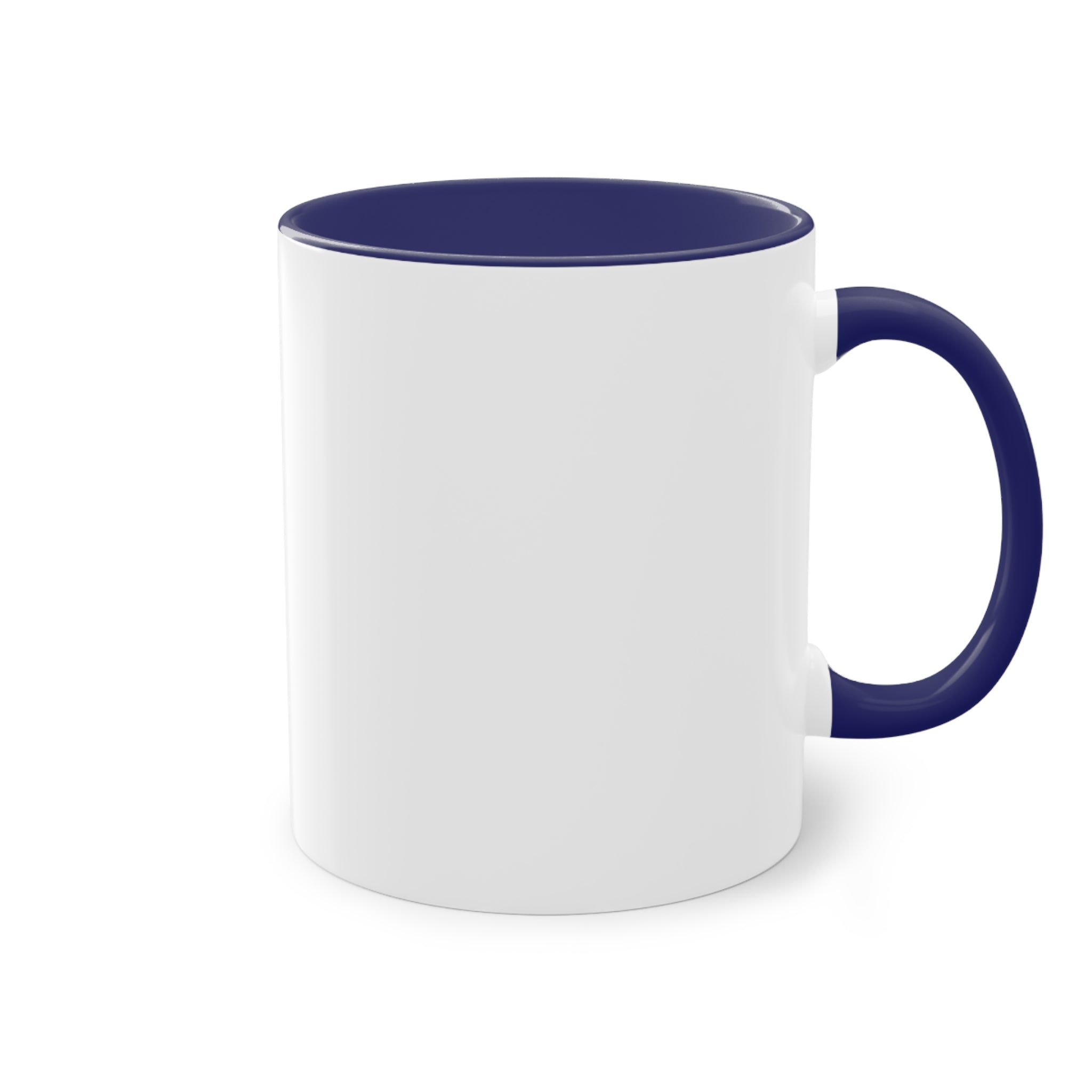 Holiday Edition Two-Tone Mug: Too Cool to Drop Calls