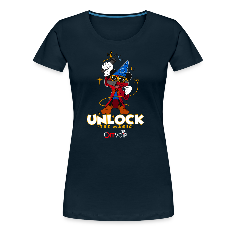 Unlock The Magic Tee - Women's - deep navy
